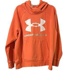Under Armour Women's 2X Hoodie, Peachy-Orange Color w/White Accents, GREAT Cond.